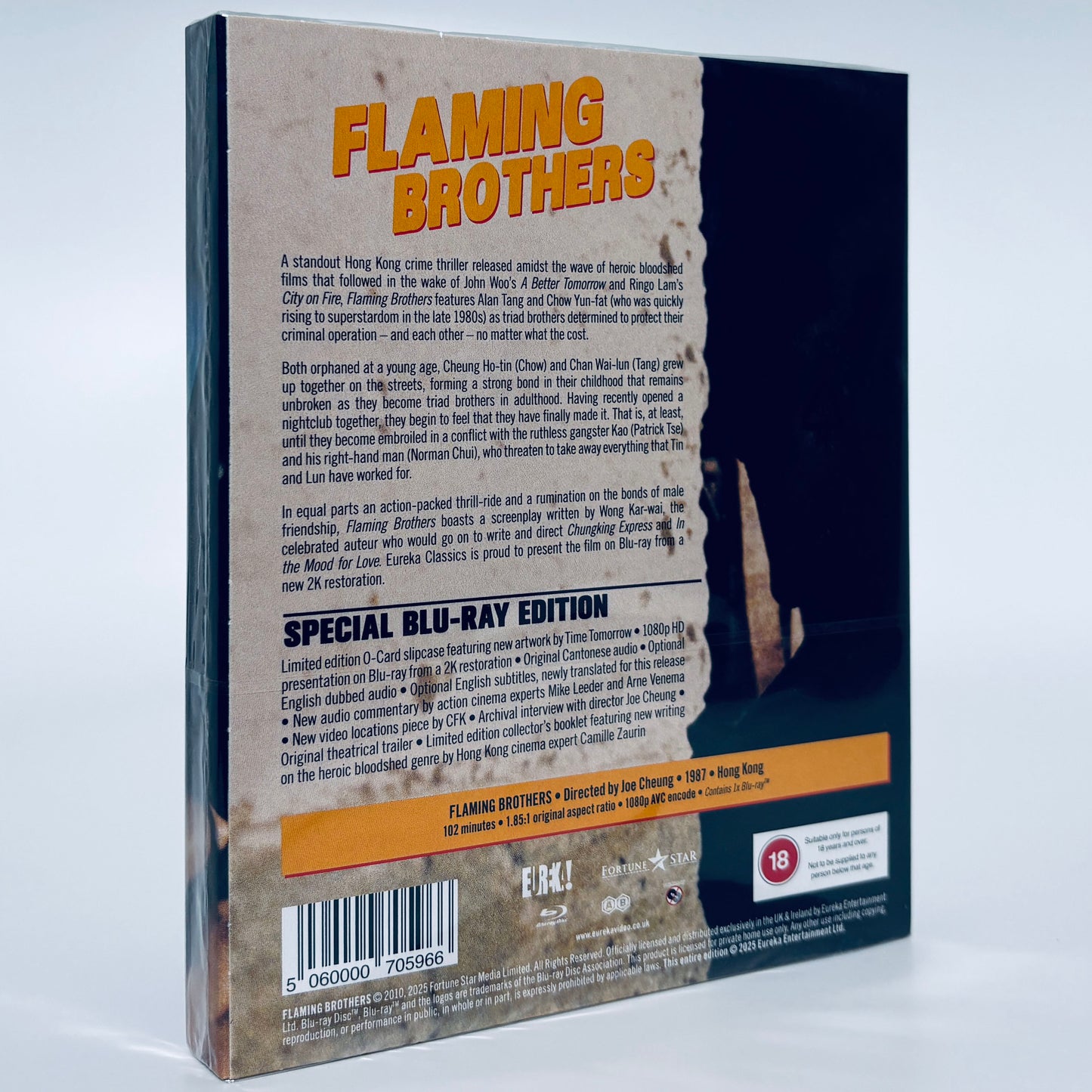 Flaming Brothers Blu-ray Eureka Chow Yun-fat Alan Tang Wong Kar-wai