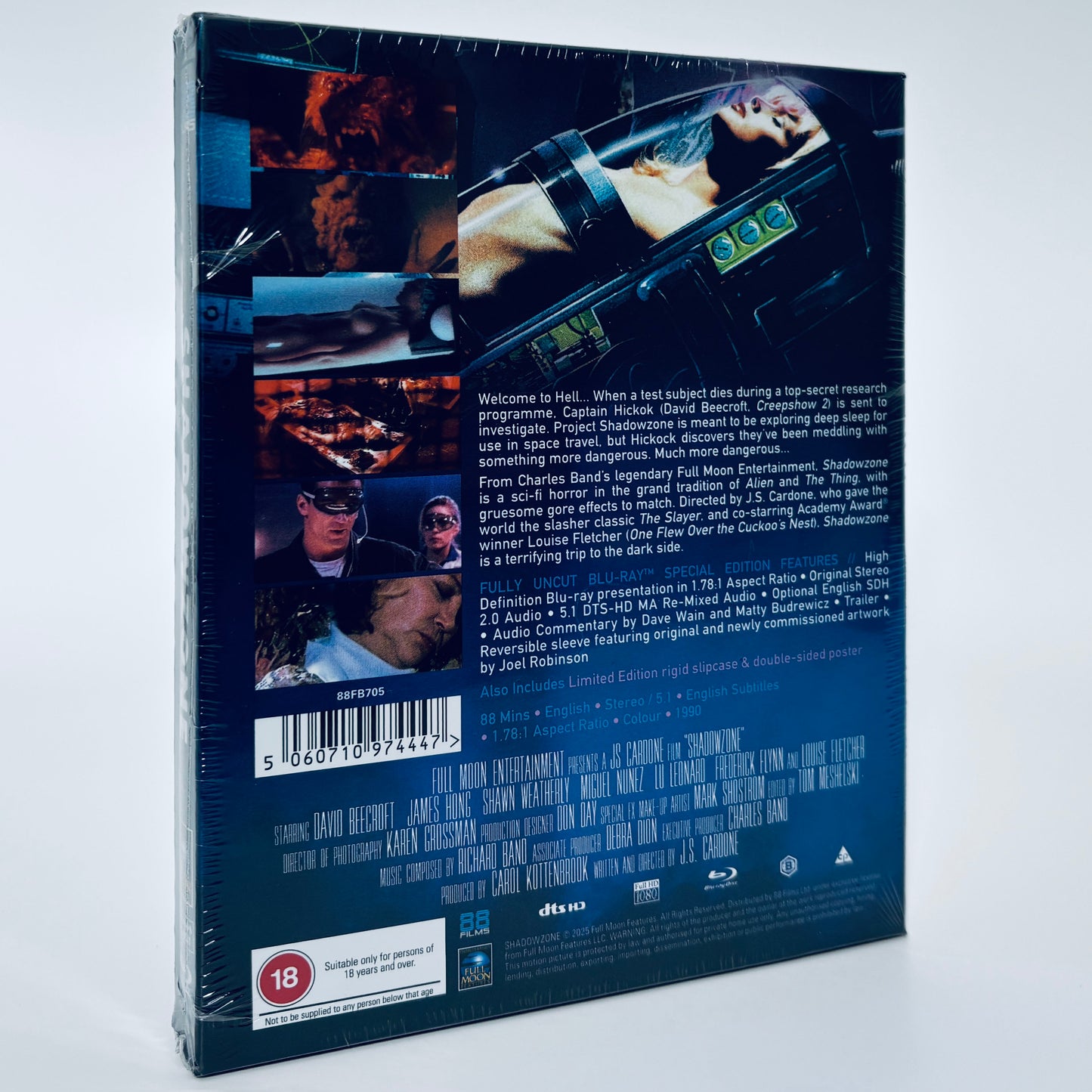 Shadowzone Blu-ray 1990 88 Films Shadow zone Louise Fletcher Charles Band