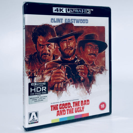 The Good The Bad and the Ugly 4K Ultra HD UHD Blu-ray Arrow Clint Eastwood Standard