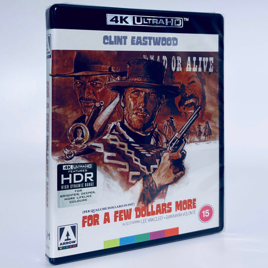 For a Few Dollars More 4K Ultra HD UHD Blu-ray Arrow Sergio Leone Clint Eastwood Standard