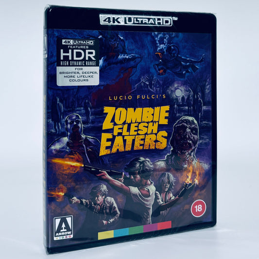 Zombie Flesh Eaters 2 4K Ultra HD UHD Arrow Blu-ray Dawn of the Dead Lucio Fulci standard
