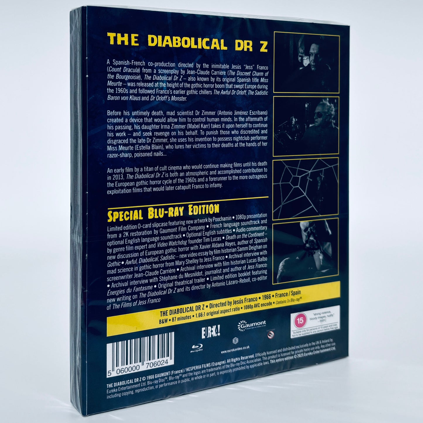 The Diabolical Dr Z Blu-ray Eureka Miss Meurte Jesus Jess Franco Doctor