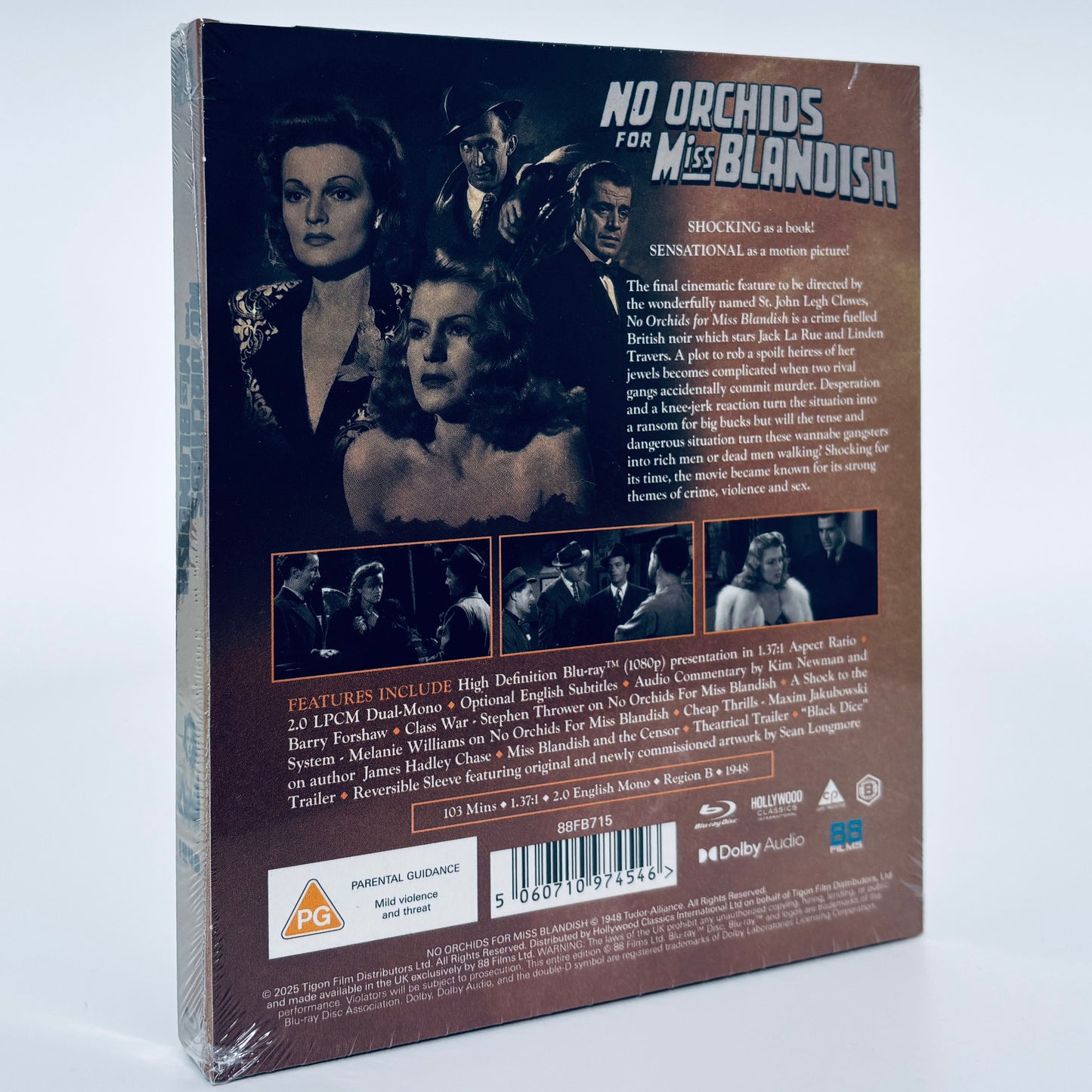 No Orchids For Miss Blandish Blu-ray 1948 88 Films Black Dice Jack La Rue