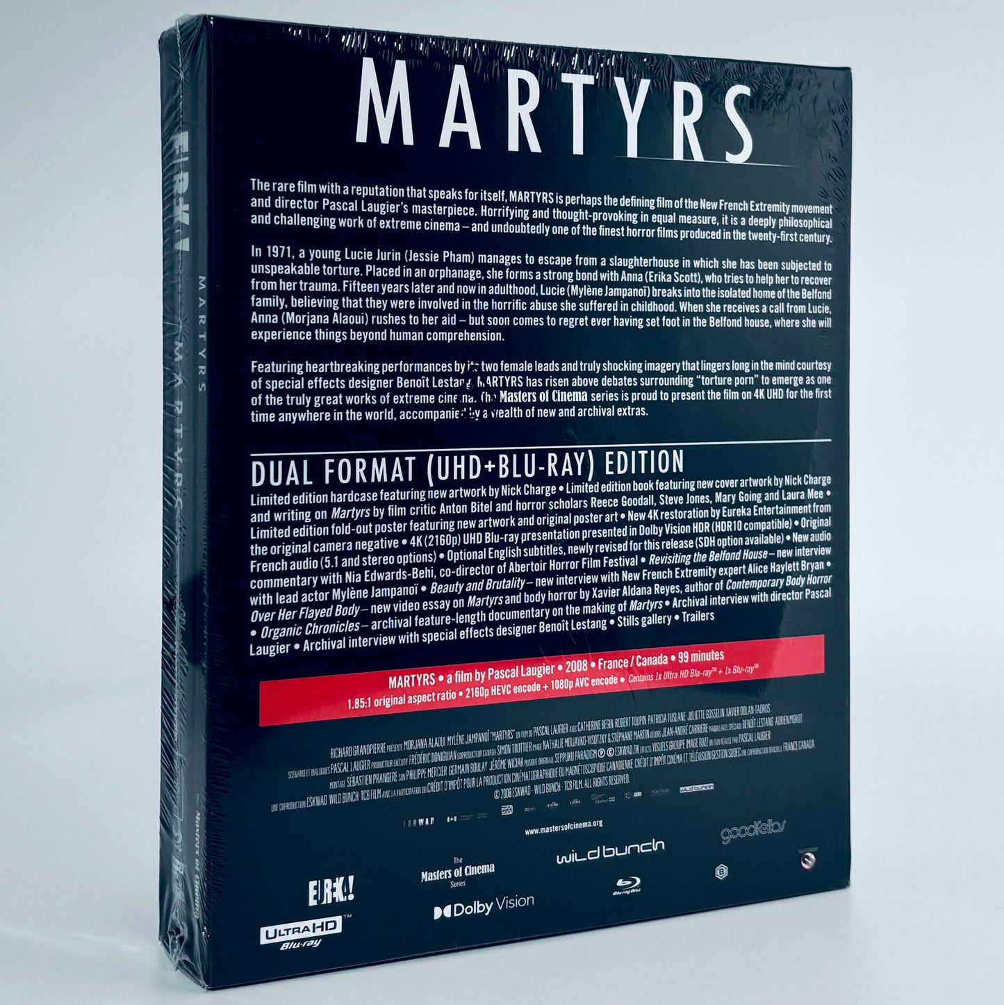 Martyrs 4K Ultra HD 2008 Blu-ray UHD Eureka Pascal Laugier Marters