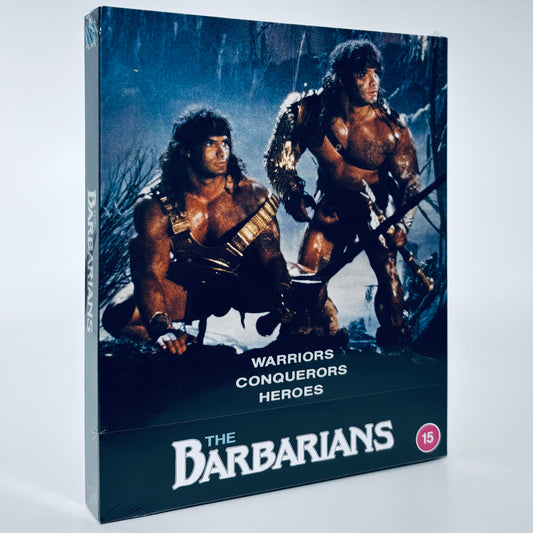 The Barbarians Blu-ray 88 Films Peter David Paul Brothers Conan Michael Berryman