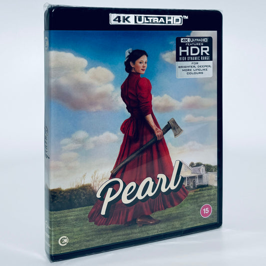 Pearl 4K Ultra HD Blu-ray 2022 Second Sight Standard Edition Ti West Mia Goth