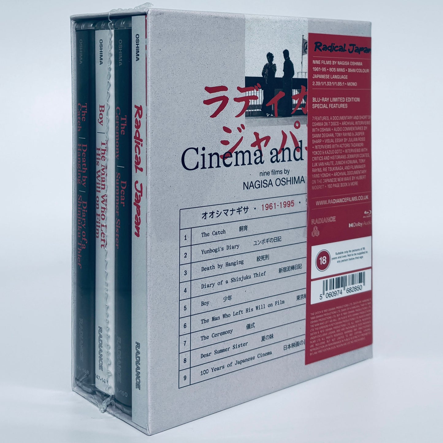 Radical Japan Cinema and State Nine Films by Nagisa Oshima Blu-ray Radiance