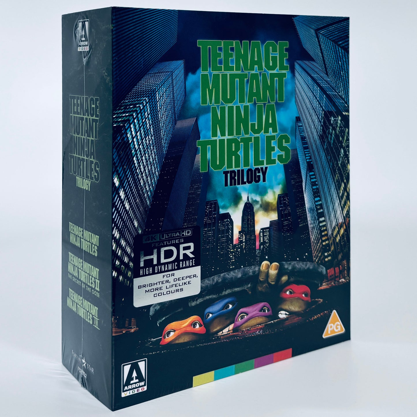 Teenage Mutant Ninja Turtles 4K Ultra HD Blu-ray Trilogy Arrow II III 2 3 TMNT