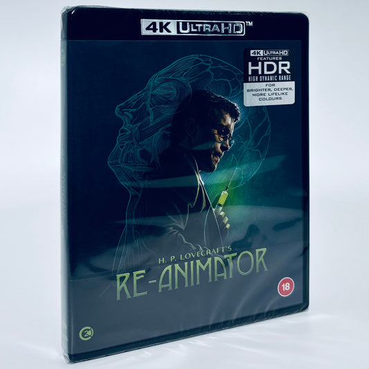 Re-Animator 4K Ultra HD 1985 Reanimator Blu-ray UHD Second Sight Stuart Gordon Standard
