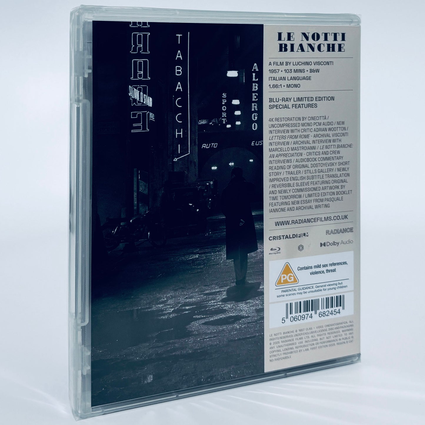 Le notti bianche Blu-ray White Nights 1957 Radiance Luchino Visconti