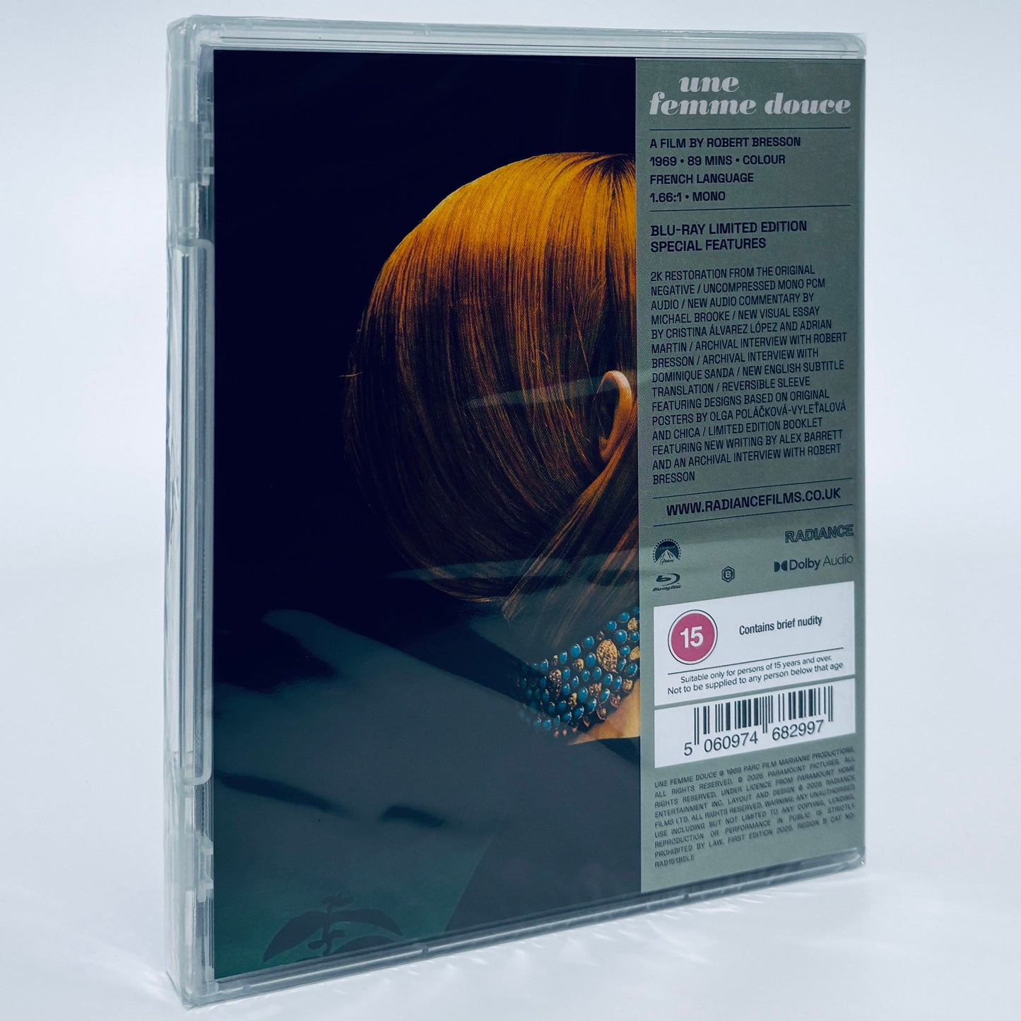 Une femme douce Blu-ray 1969 A Gentle Woman Radiance Robert Bresson