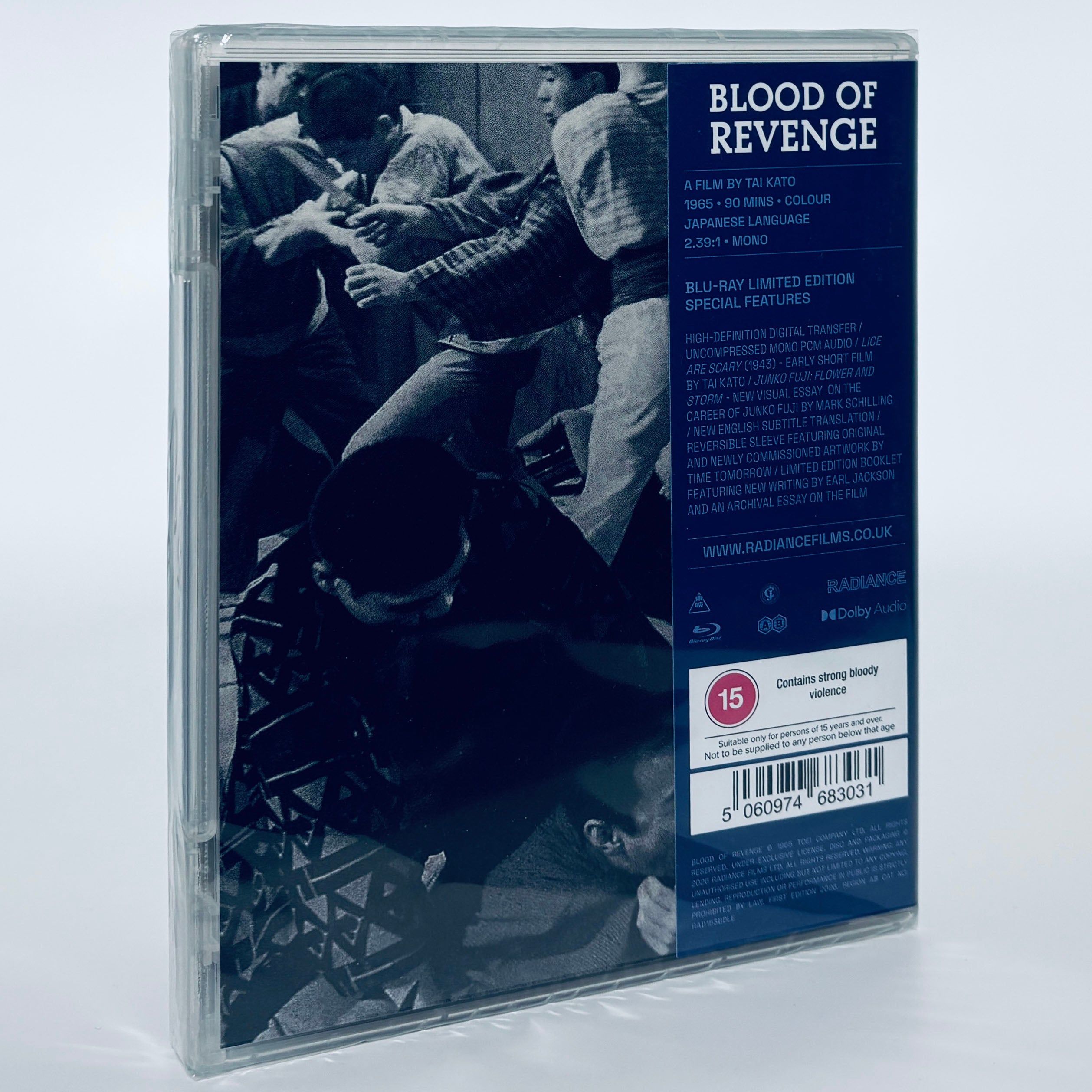 Blood of Revenge Blu-ray 1965 Radiance Tai Kato Gohei Kamiya Akira