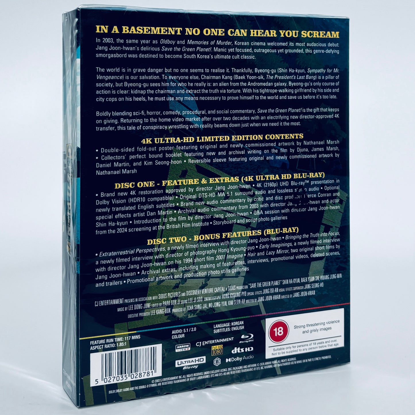 Save the Green Planet 4K Ultra HD Blu-ray Arrow Korean