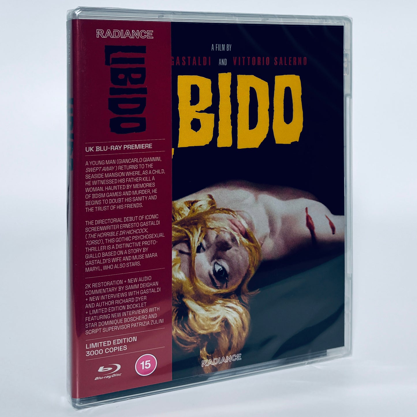 Libido Blu-ray 1965 Radiance Ernesto Gastaldi Dominique Boschero