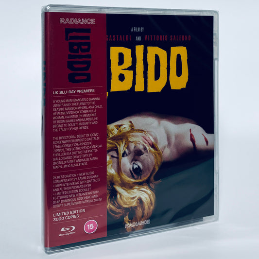 Libido Blu-ray 1965 Radiance Ernesto Gastaldi Dominique Boschero