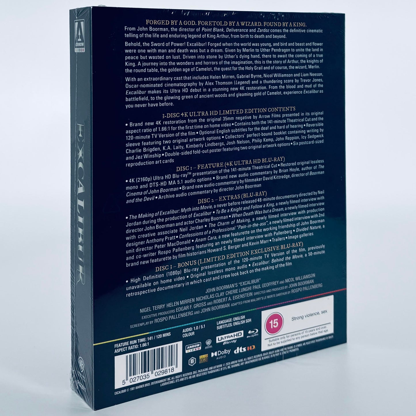 Excalibur 4K Ultra HD 1981 Blu-ray Arrow John Boorman