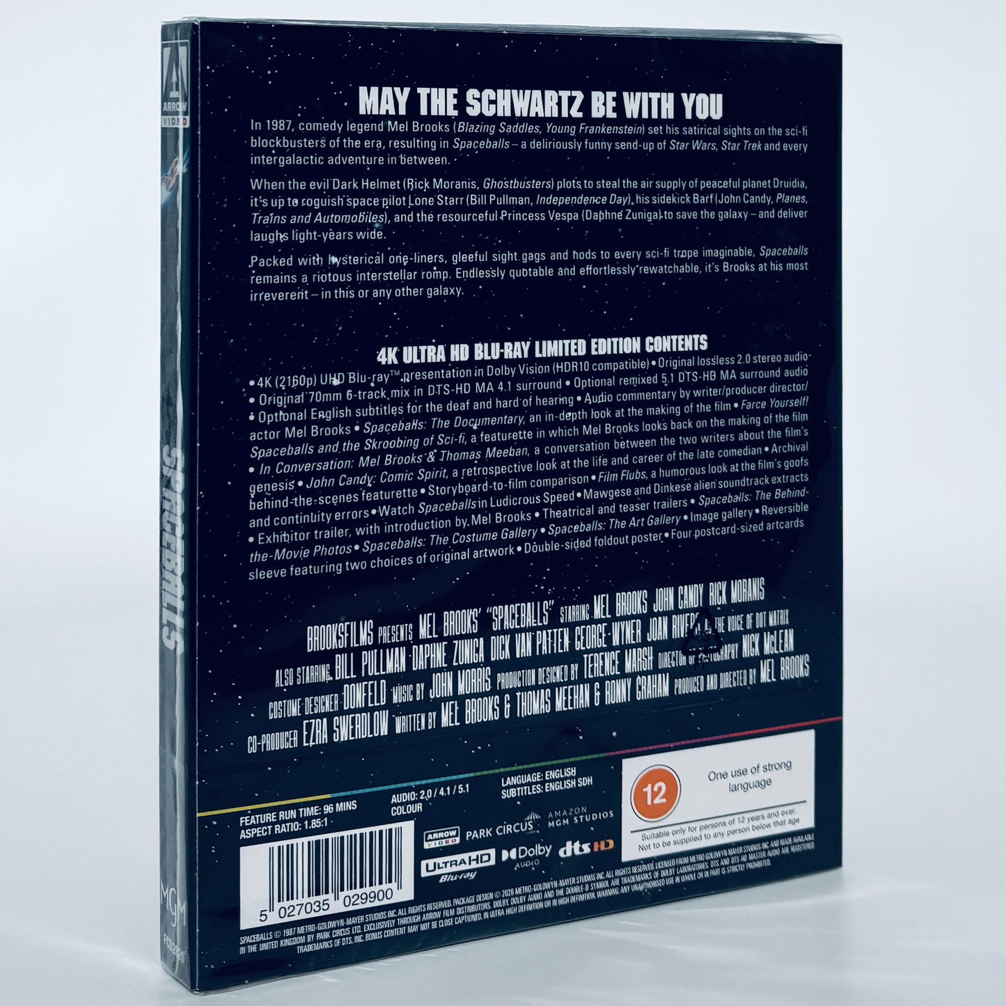 Spaceballs 4K Ultra HD Blu-ray 1987 Arrow Space Balls Mel Brooks