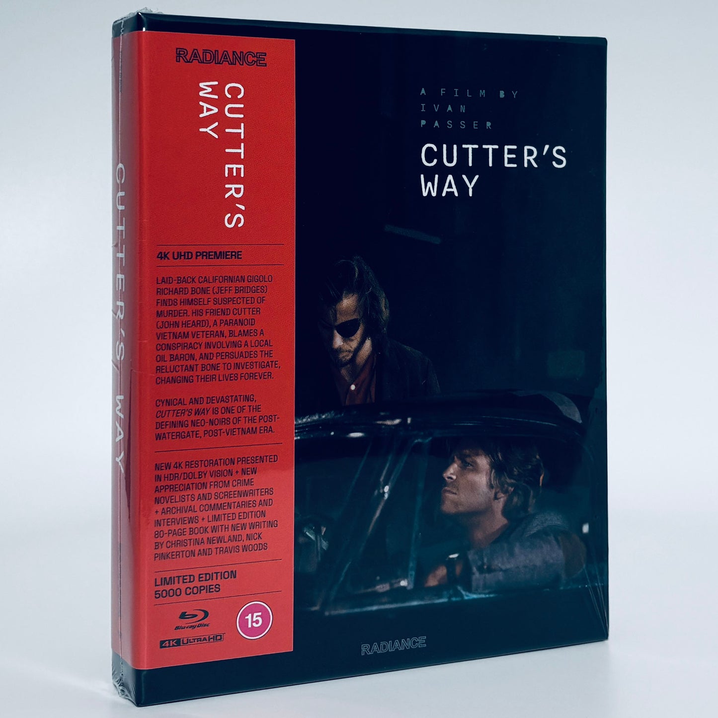Cutter's Way 4K Ultra HD Blu-ray 1981 Radiance UHD Cutters Jeff Bridges Cutter and Bone