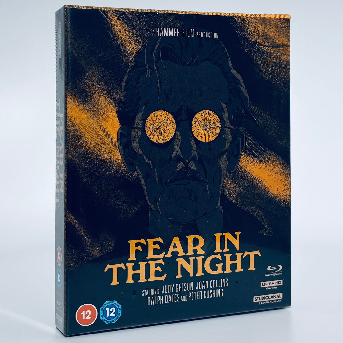 Fear in the Night 4K Ultra HD 1972 Hammer Blu-ray Studio Canal Dynasty of Fear Honeymoon Peter Cushing