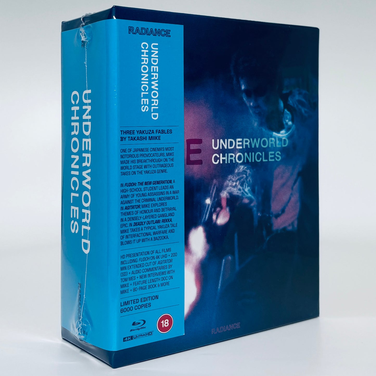 Underworld Chronicles Three Yakuza Fables by Takashi Miike Blu-ray Radiance Fudoh Agitator Deadly Outlaw Rekka