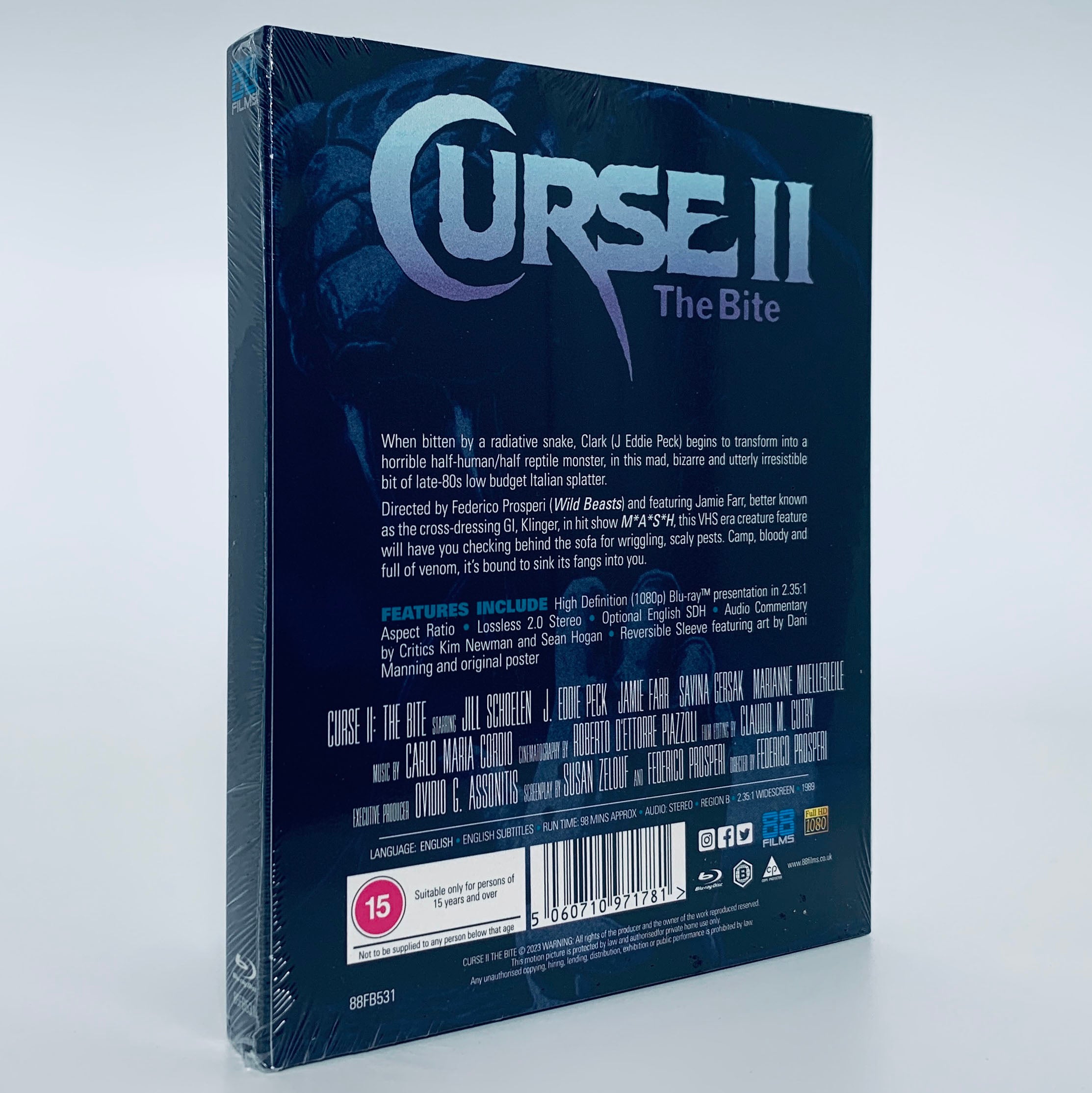 Curse II The Bite 2 1989 Jamie Farr Limited Region B Blu-ray 88 Films –  Goodie Emporium