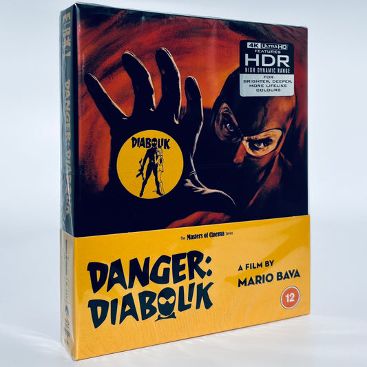 Danger Diabolik 4K Ultra HD Blu-ray UHD Eureka 1968 Mario Bava