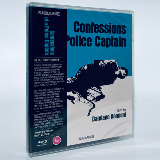 Confessions of a Police Captain Blu-ray 1971 Radiance Franco Nero Damiano Damiani