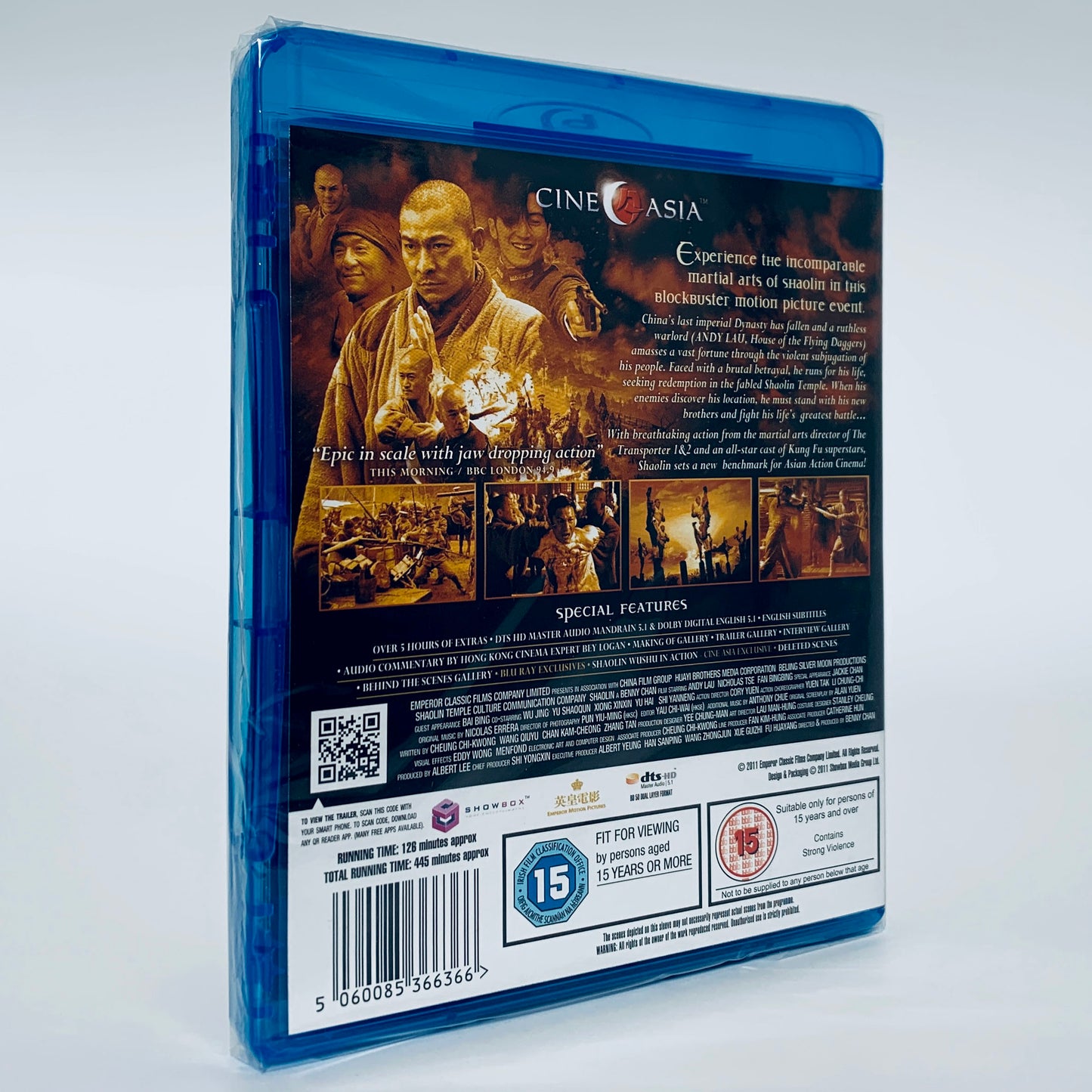 Shaolin Andy Lau Jackie Chan Wu Jing Nicholas Tse Region B Blu-ray Cine Asia UK New Temple