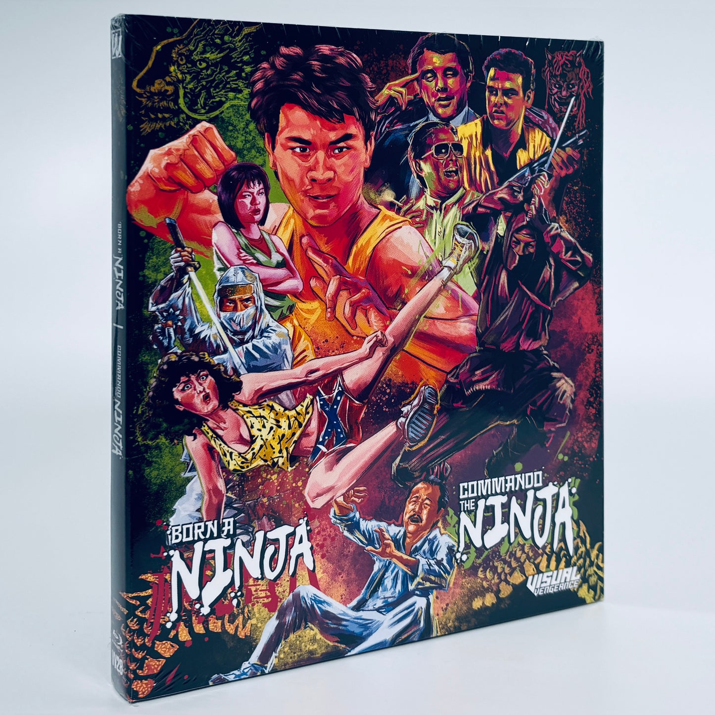 Born A Ninja / Commando The Ninja Blu-ray Visual Vengeance Kung Fu Martial arts Joesph IFD Films Lai