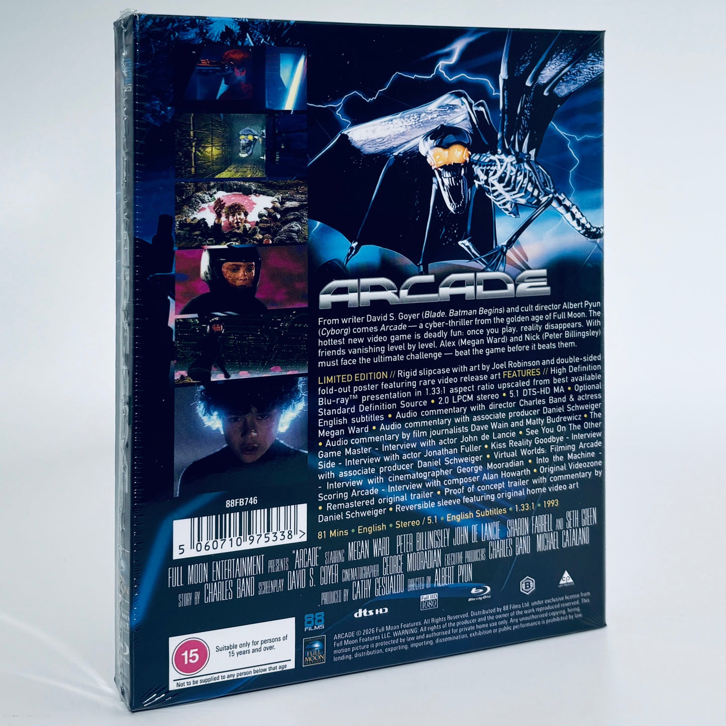 Arcade Blu-ray 1993 88 Films Albert Pyun Charles Band David S. Goyer
