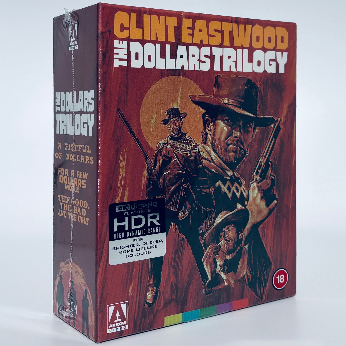 Dollars Trilogy 4K Ultra HD Blu-ray Arrow Fistful Few More The Good, The Bad and The Ugly