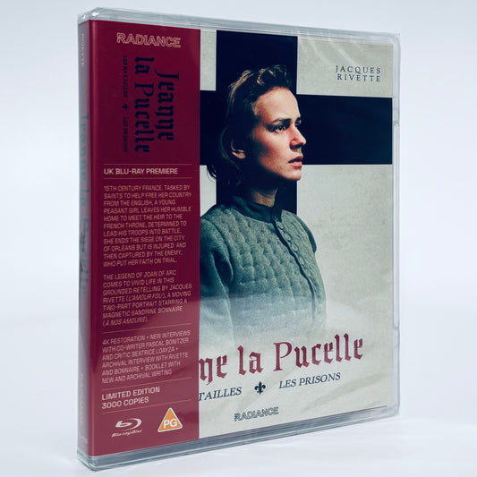 Jeanne la pucelle Blu-ray 1994 Radiance Joan the Maid Jacques Rivette Sandrine Bonnaire Joan of Arc