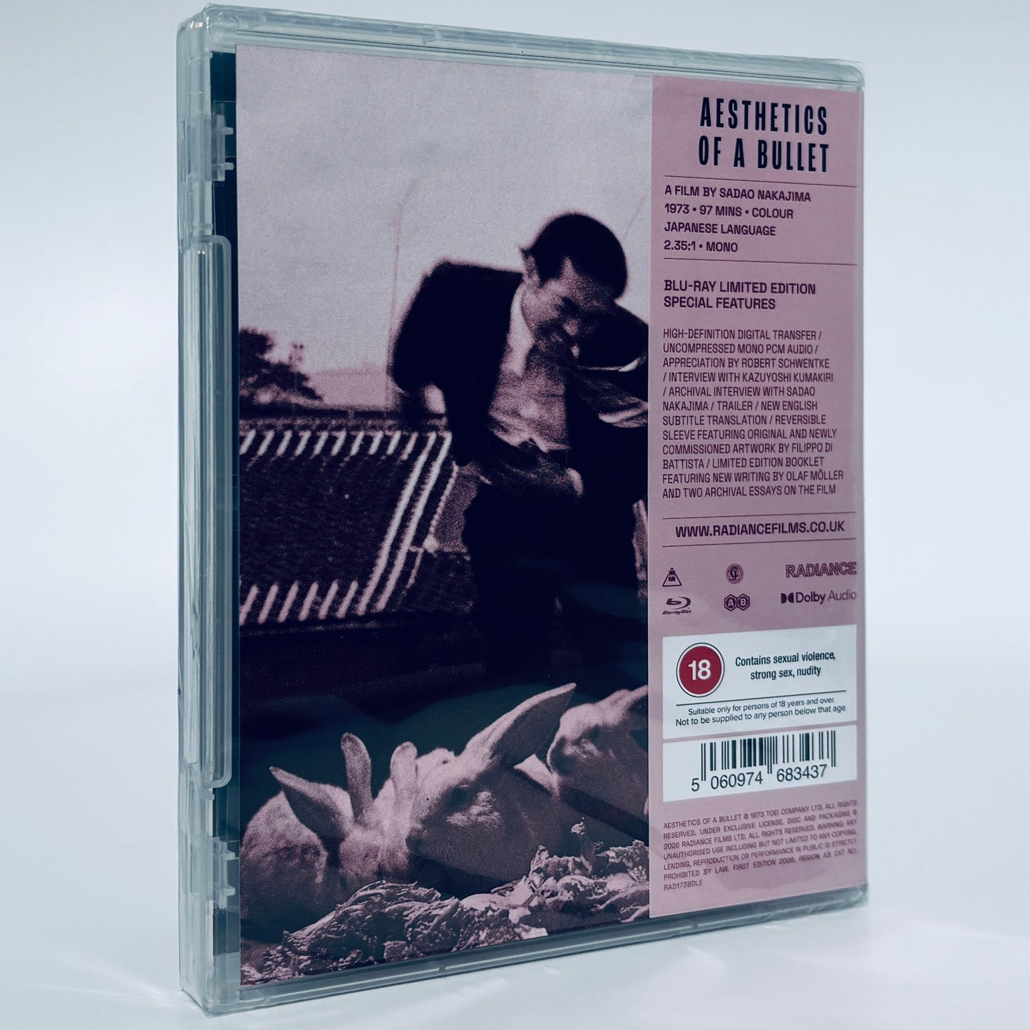 Aesthetics of a Bullet Blu-ray 1973 Radiance Sadao Nakajima Tsunehiko Watase