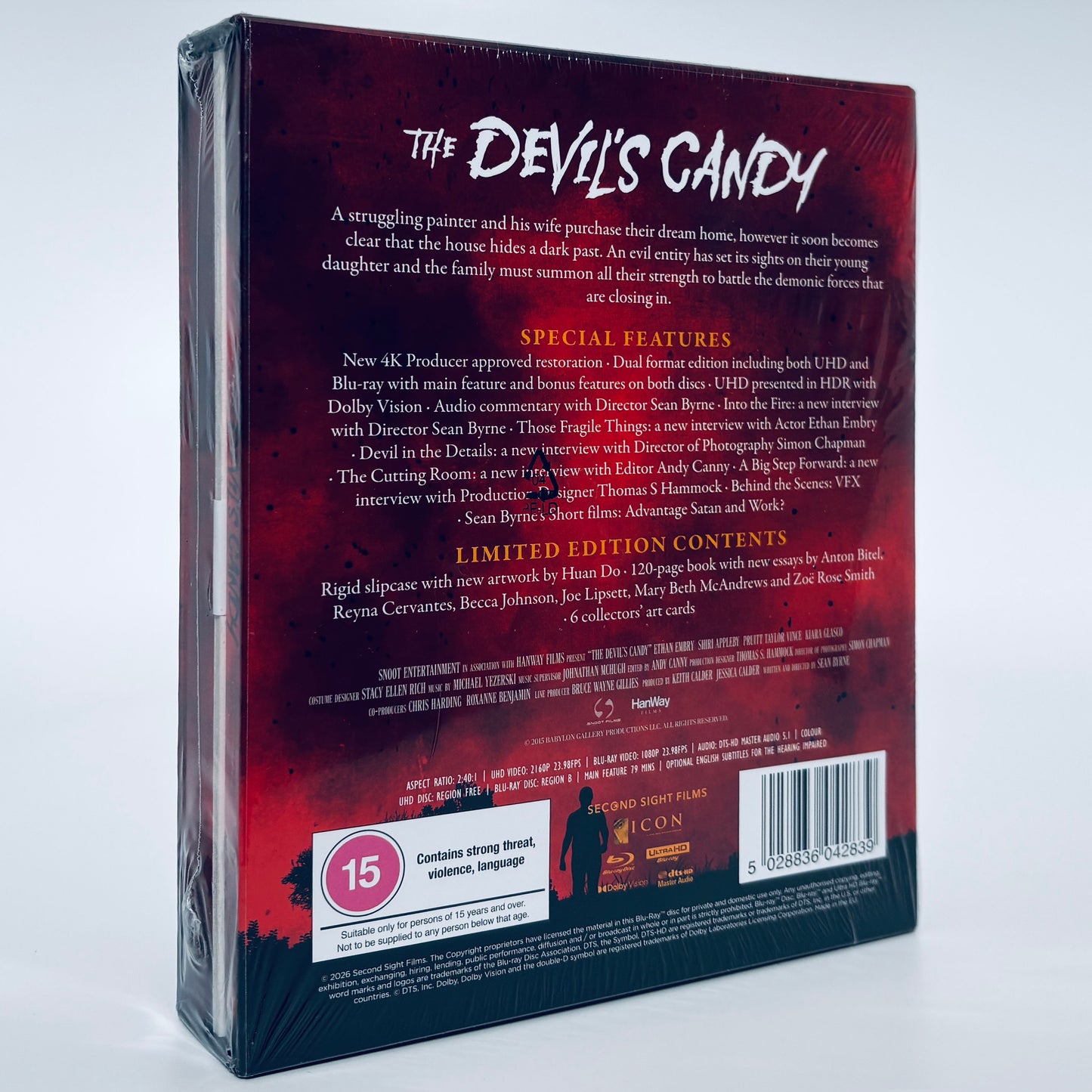 The Devil's Candy 4K Ultra HD Blu-ray 2017 Second Sight Devils Sean Byrne Ethan Embry