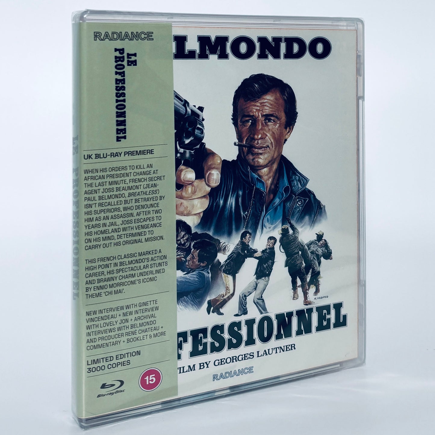 Le professionnel Blu-ray 1981 The Professional Jean-Paul Belmondo Georges Lautner Radiance