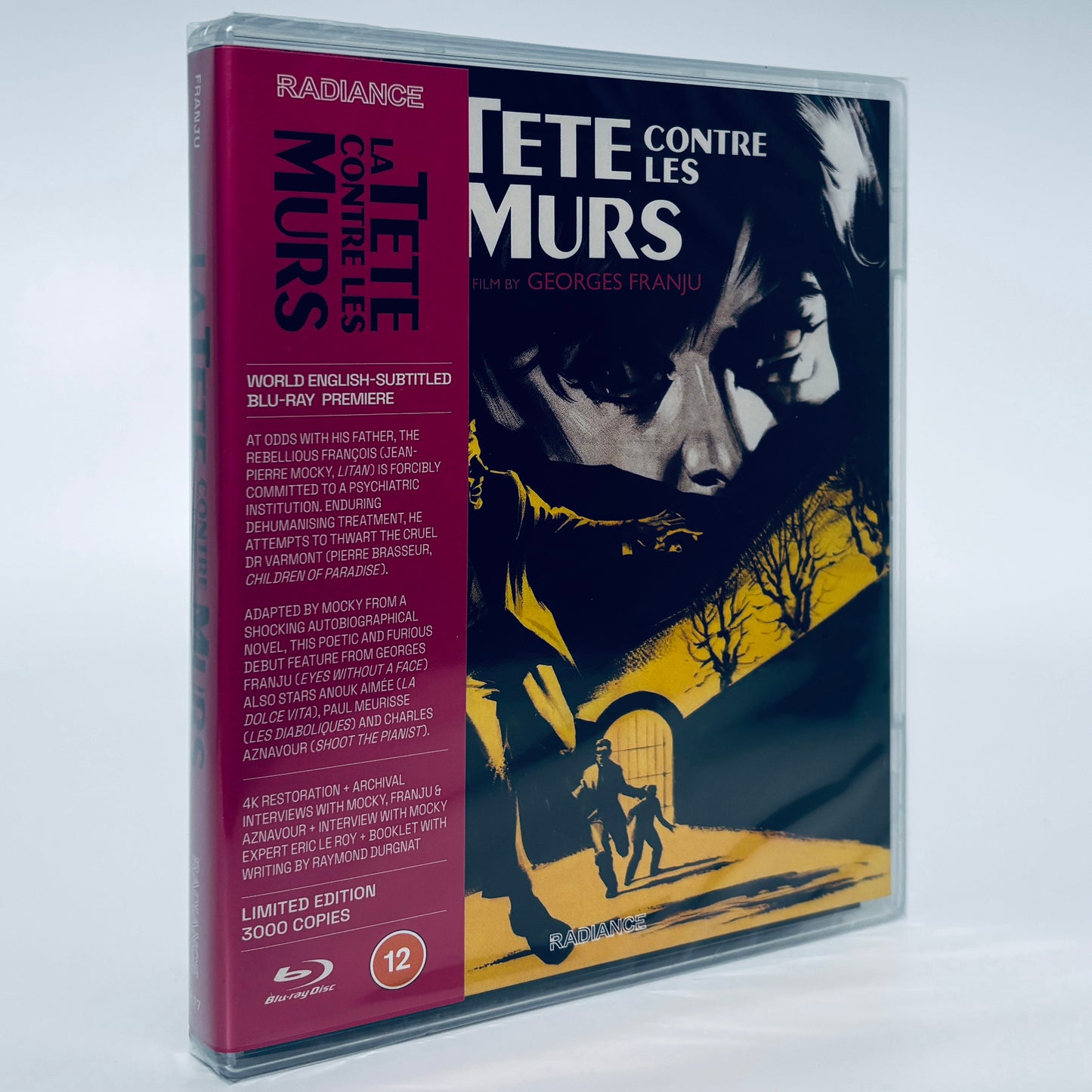 La tête contre les murs Blu-ray 1959 Radiance Georges Franju Jean-Pierre Mocky French Head Against the Wall