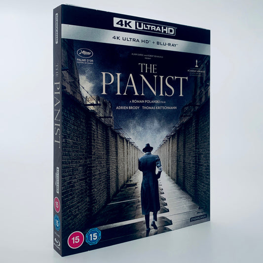 The Pianist 4K Ultra HD Adrien Brody Roman Polanski Blu-ray Studio Canal UK