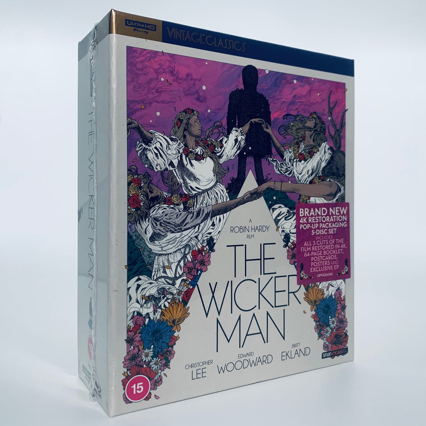 The Wicker Man Limited Edition Christopher Lee 5-Disc 4K Ultra HD Blu-ray Studio Canal UK