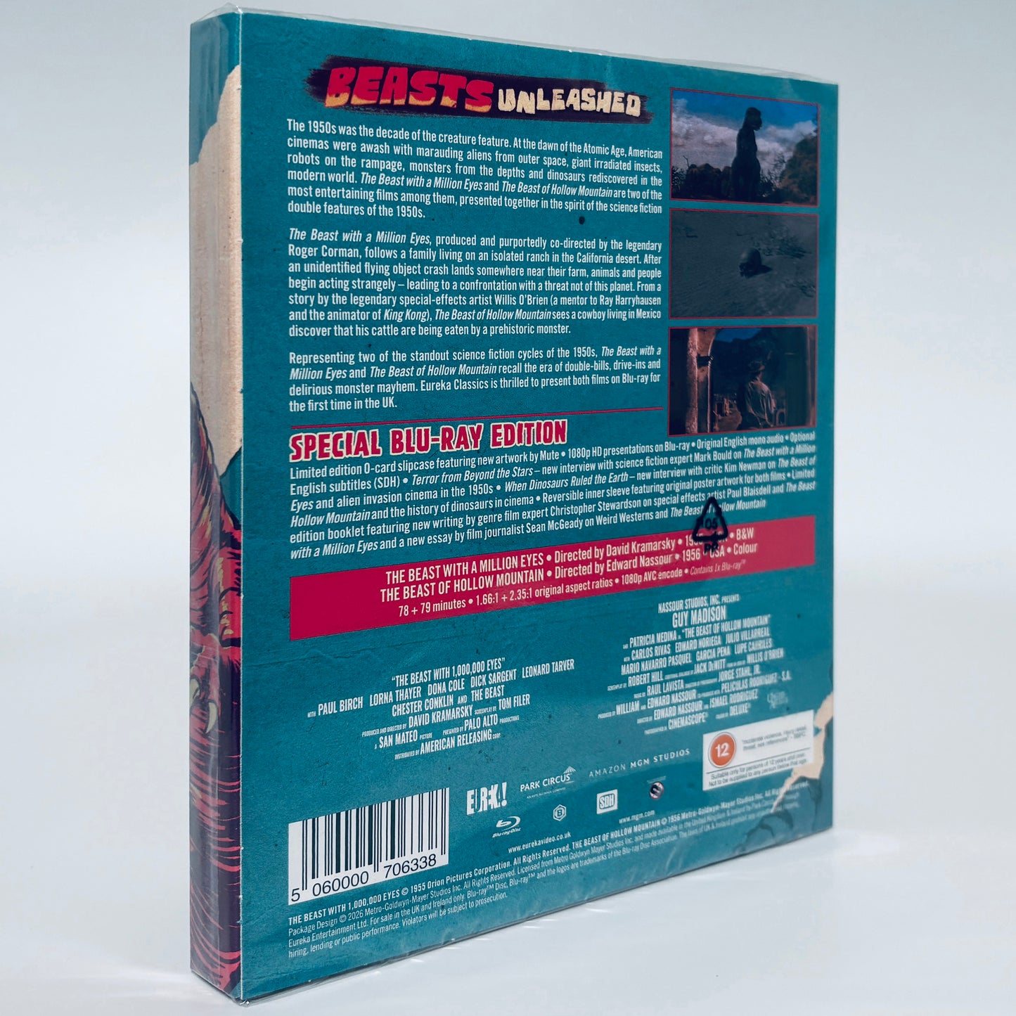 Beasts Unleashed Blu-ray 1955 1956 Eureka Beast with a Million Eyes of Hollow Mountain
