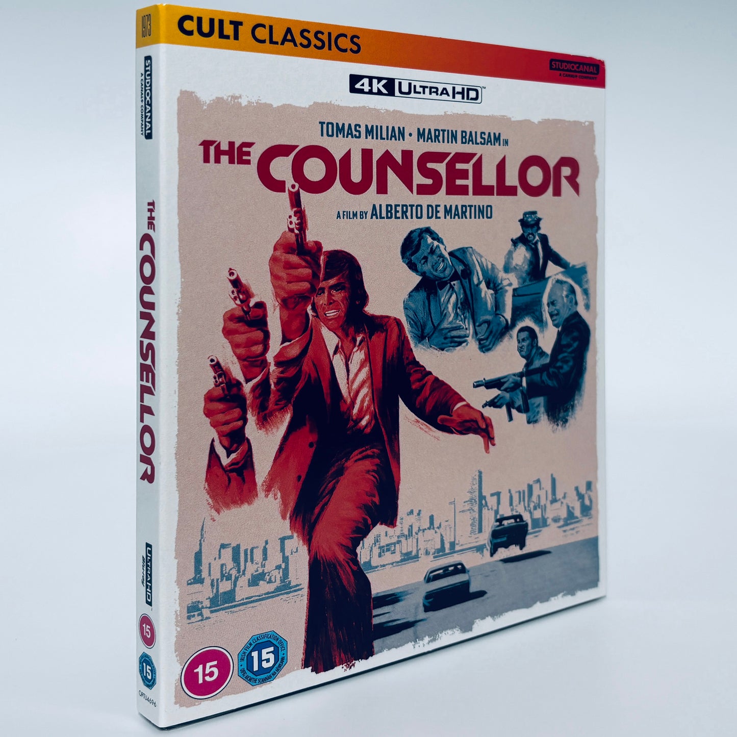The Counselor 4K Ultra HD Blu-ray 1973 Studio Canal Counselor at Crime Martin Balsam Tomás Milián