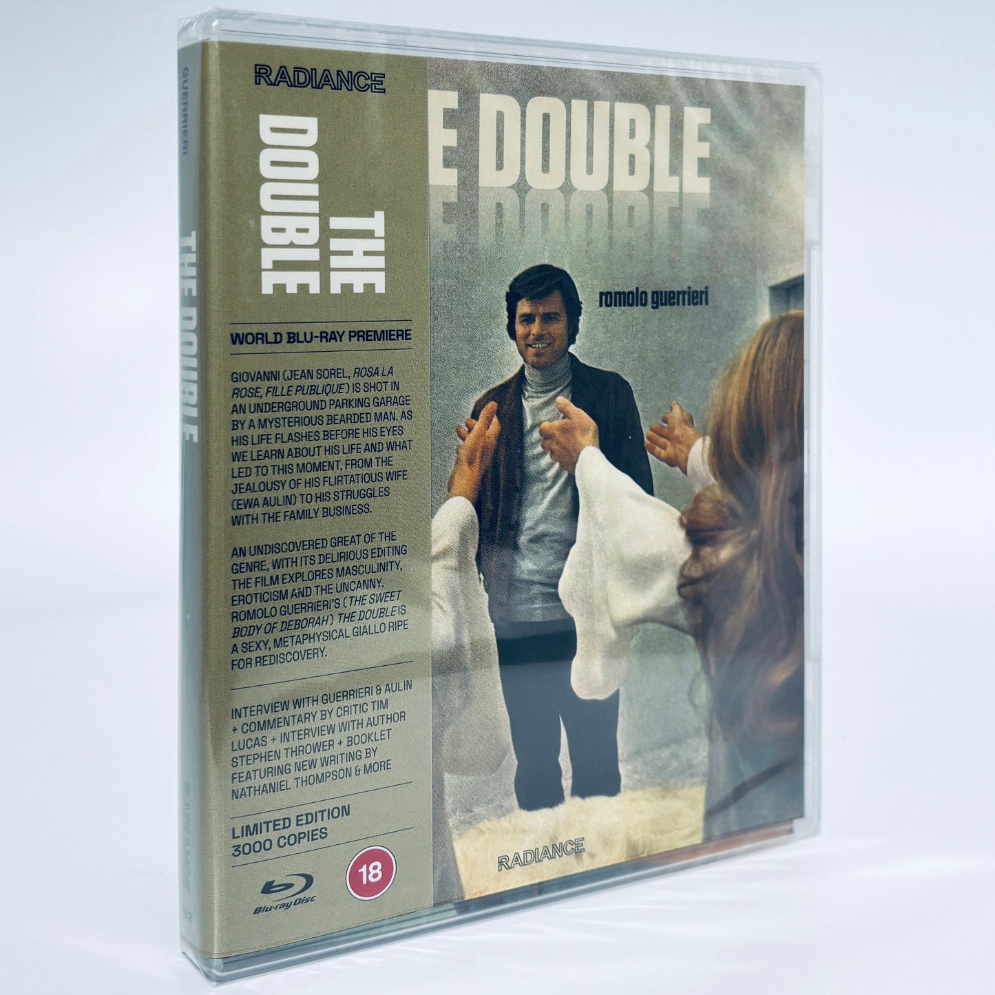 The Double Blu-ray 1971 Radiance Jean Sorel Ewa Aulin Romolo Guerrieri