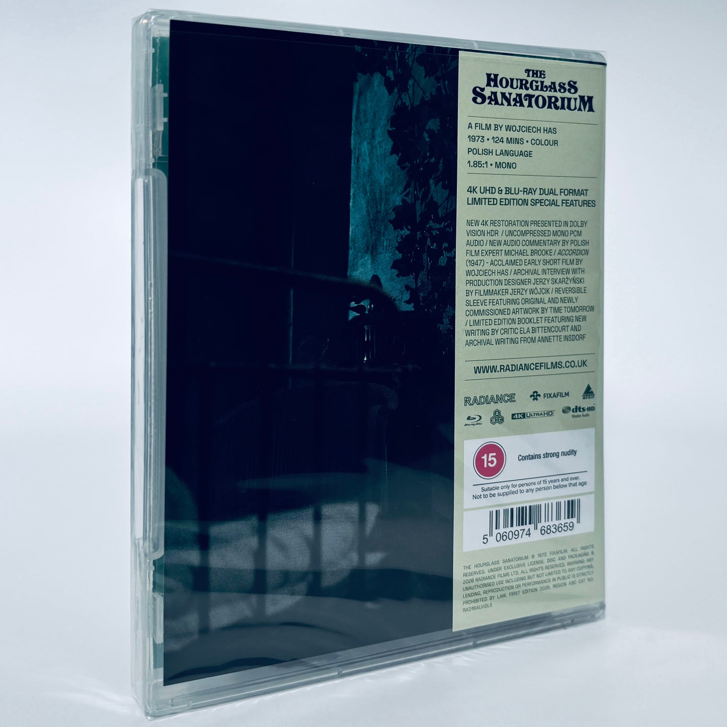 The Hourglass Sanatorium Blu-ray 4K Ultra HD 1973 Radiance hour glass Jan Nowicki Wojciech Has