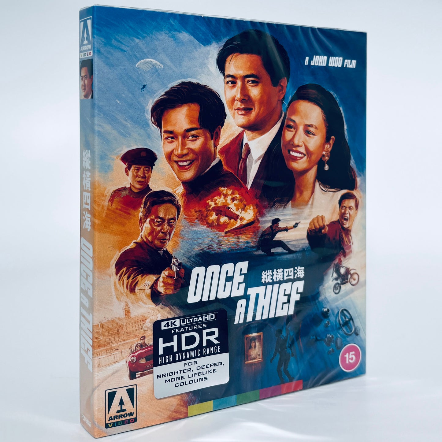 Once a Thief 4K Ultra HD Blu-ray Arrow John Woo Chow Yun-fat Leslie Cheung Cherie Chung