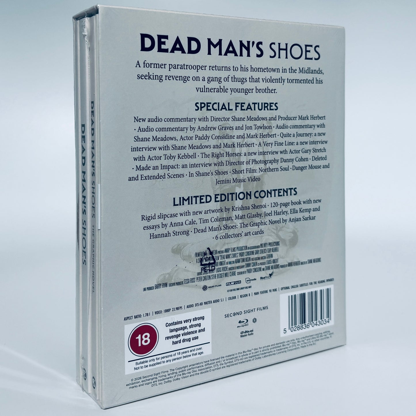 Dead Man's Shoes 2004 Blu-ray Second Sight Mans Shane Meadows Limited