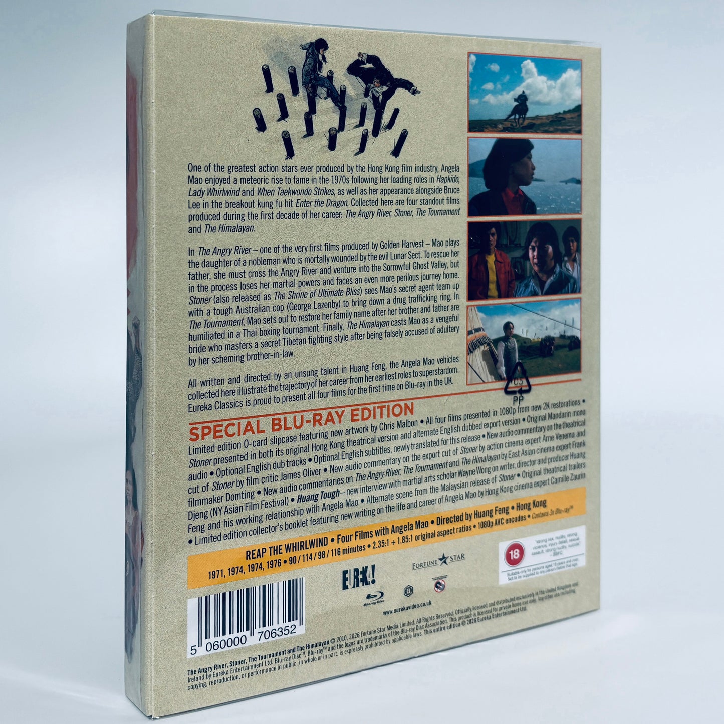 Reap The Whirlwind Four Films with Angela Mao Blu-ray Angry River Stoner The Tournament Himalayan