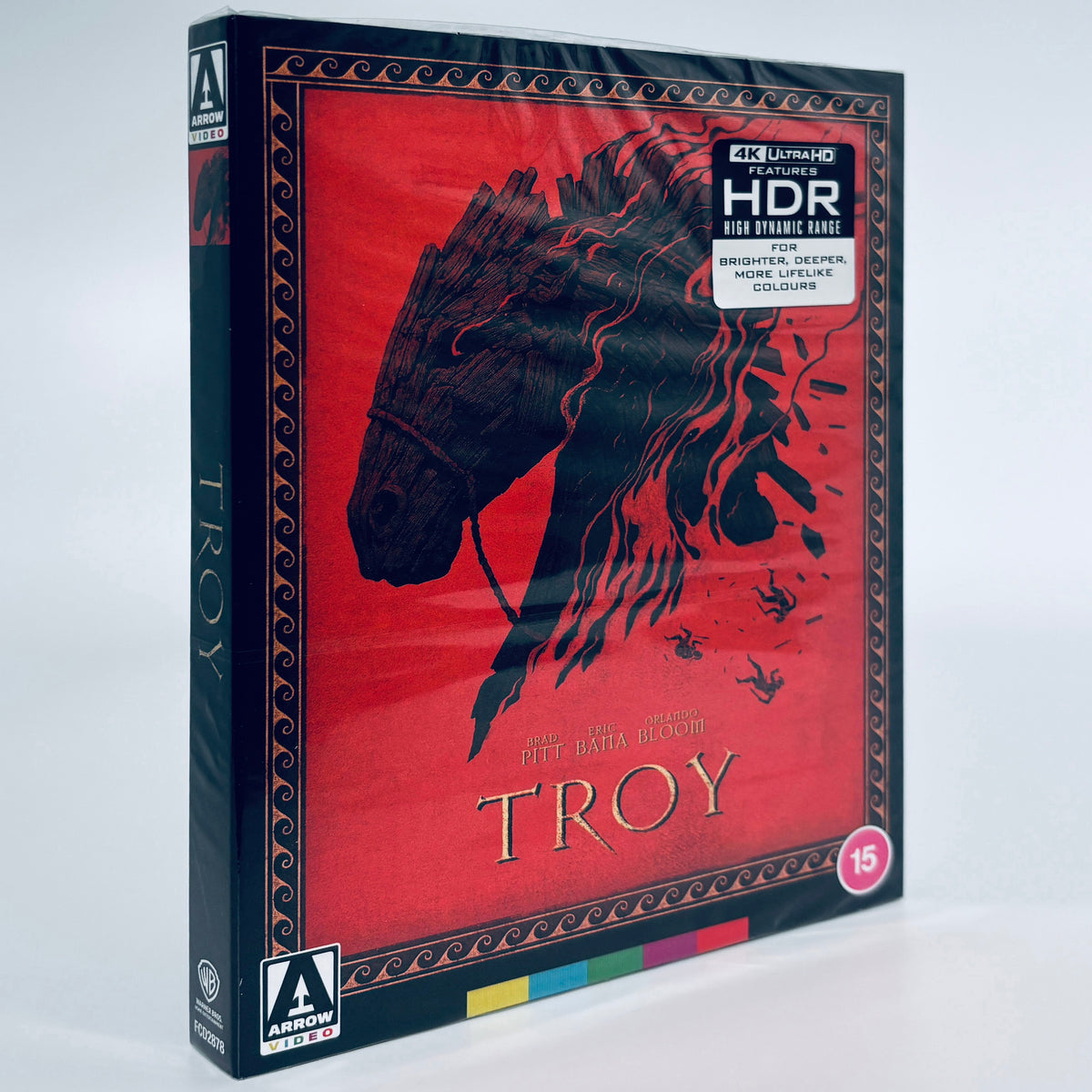 Troy 4K Ultra HD Blu-ray 2004 Arrow Wolfgang Petersen Brad Pitt Eric Bana Orlando Bloom