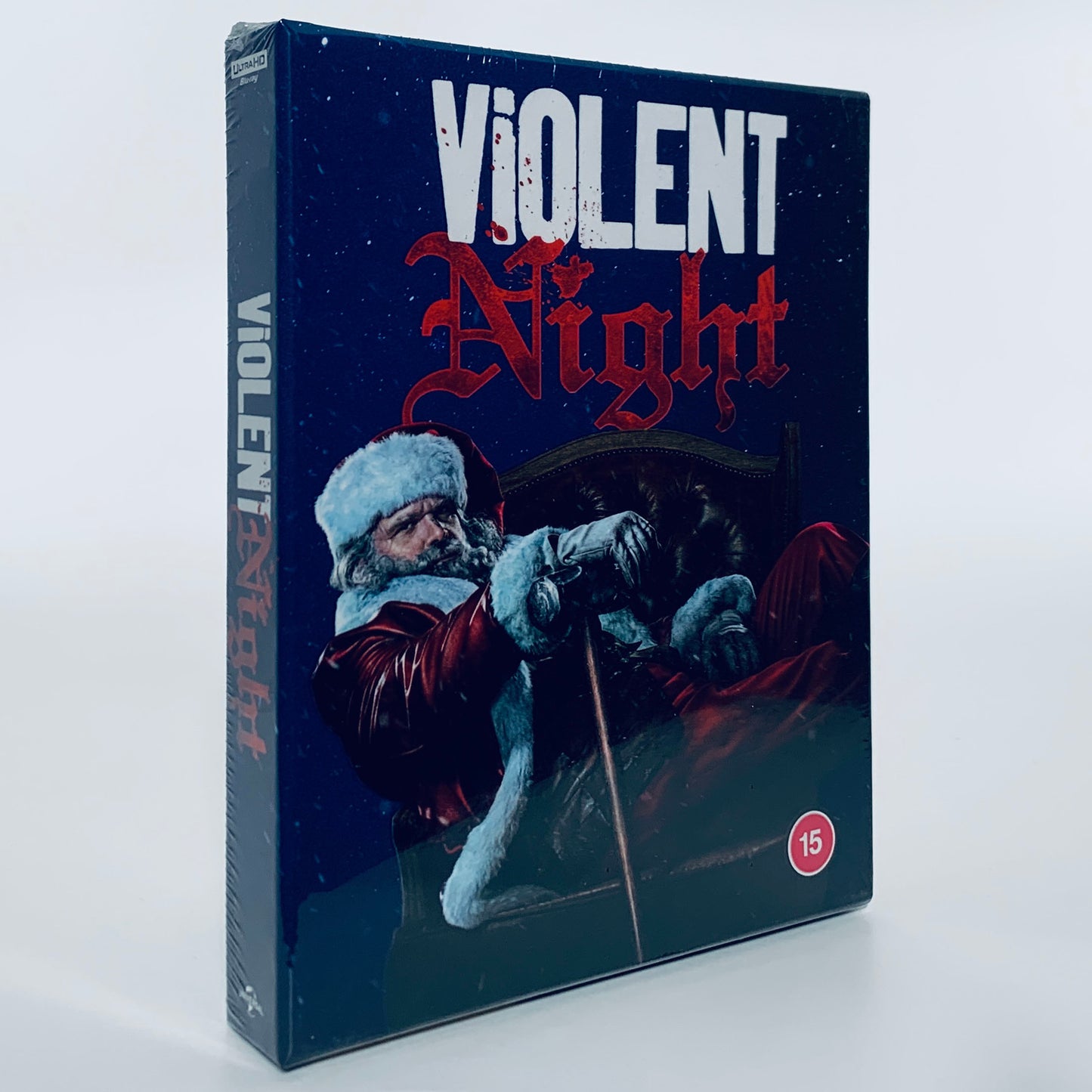 Violent Night David Harbour UHD 4K Limited Edition SteelBook Ultra HD Blu-ray