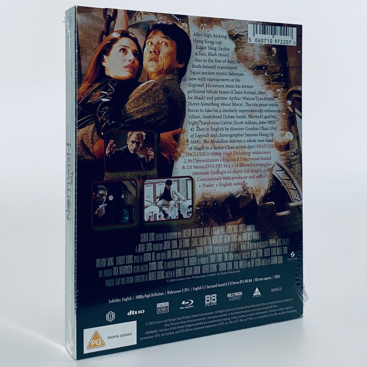 The Medallion Jackie Chan Scott Adkins Gordon Chan Limited Edition Blu-ray 88 Films