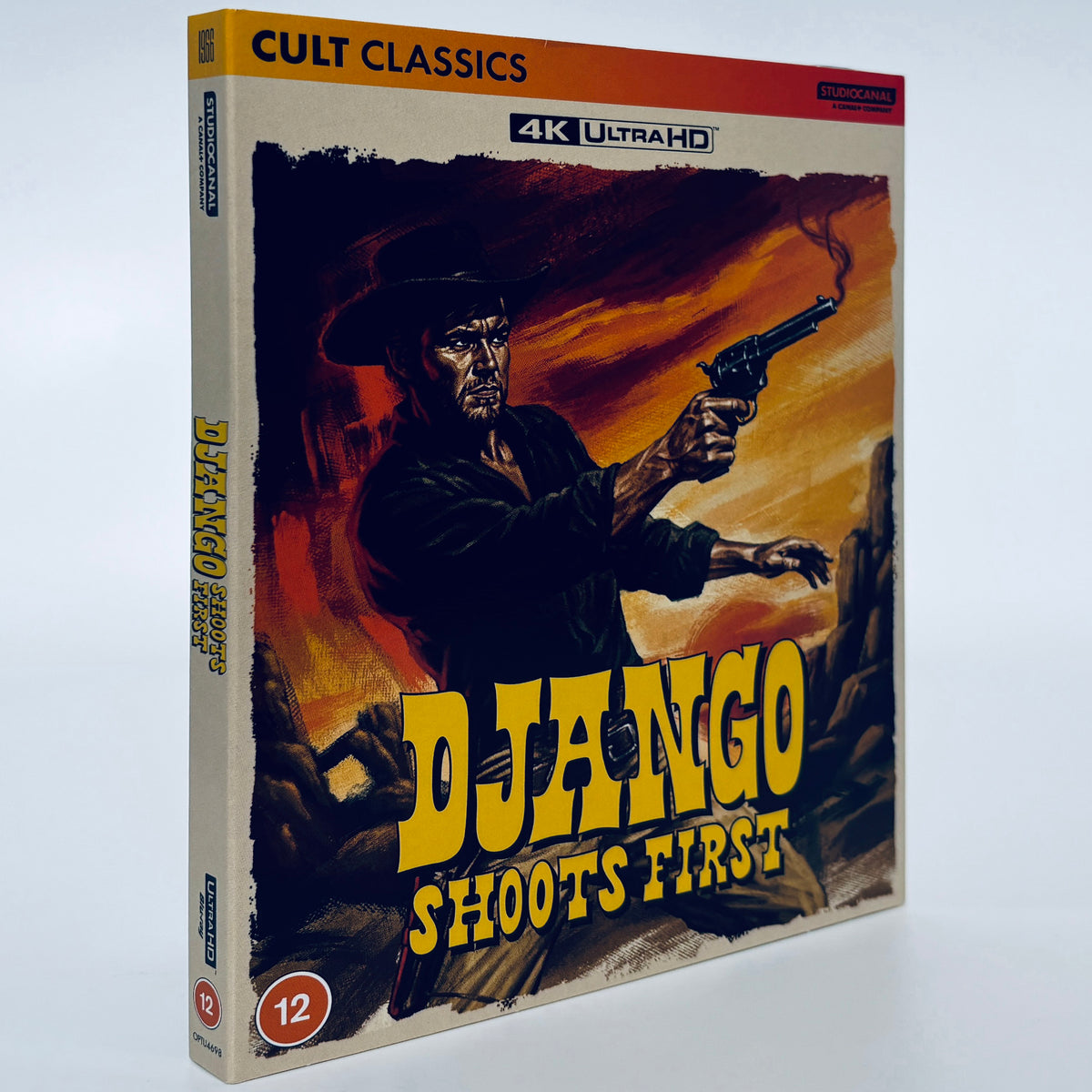 Django Shoots First 4K Ultra HD Blu-ray Studio Canal 1966 Alberto De Martino Glenn Saxson