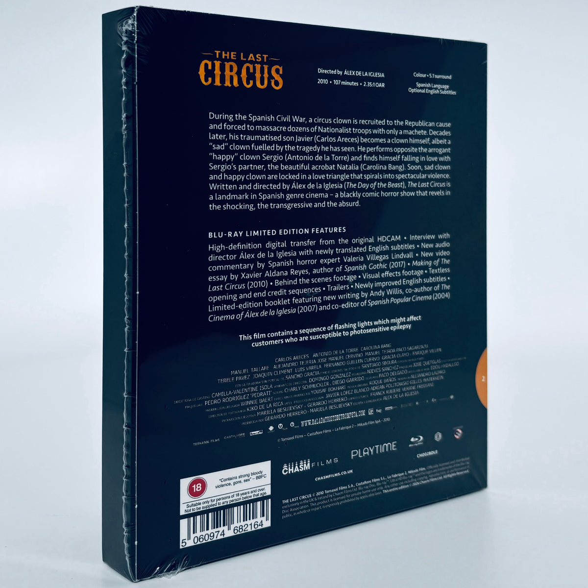 The Last Circus Blu-ray 2010 Radiance Chasm Films Álex de la Iglesia Carlos Areces
